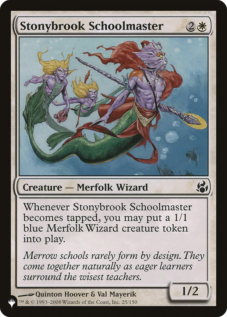 Stonybrook Schoolmaster — The List — Magic: The Gathering