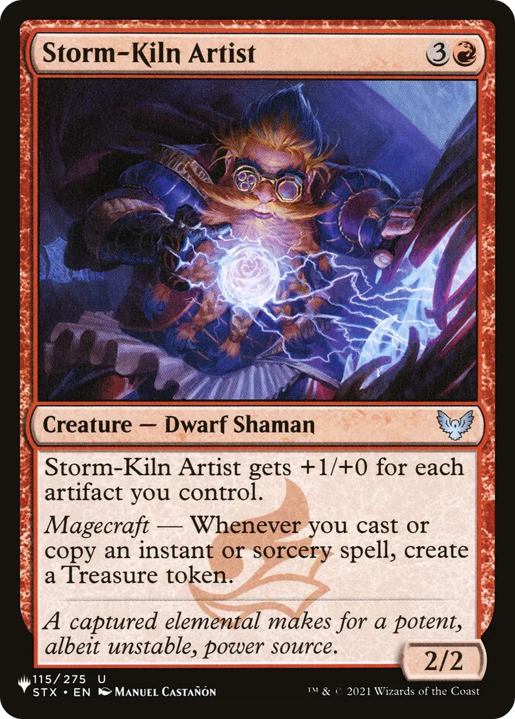 Artiste au four à tempête — The List — Magic: The Gathering