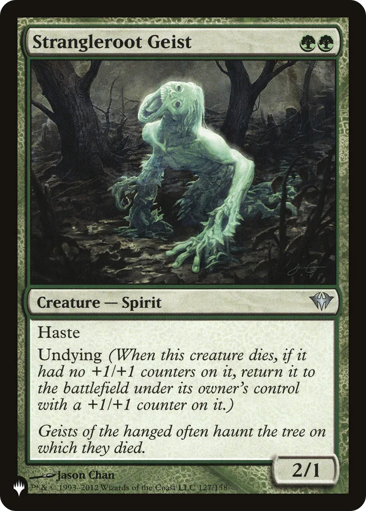 Strangleroot Geist — The List — Magic: The Gathering