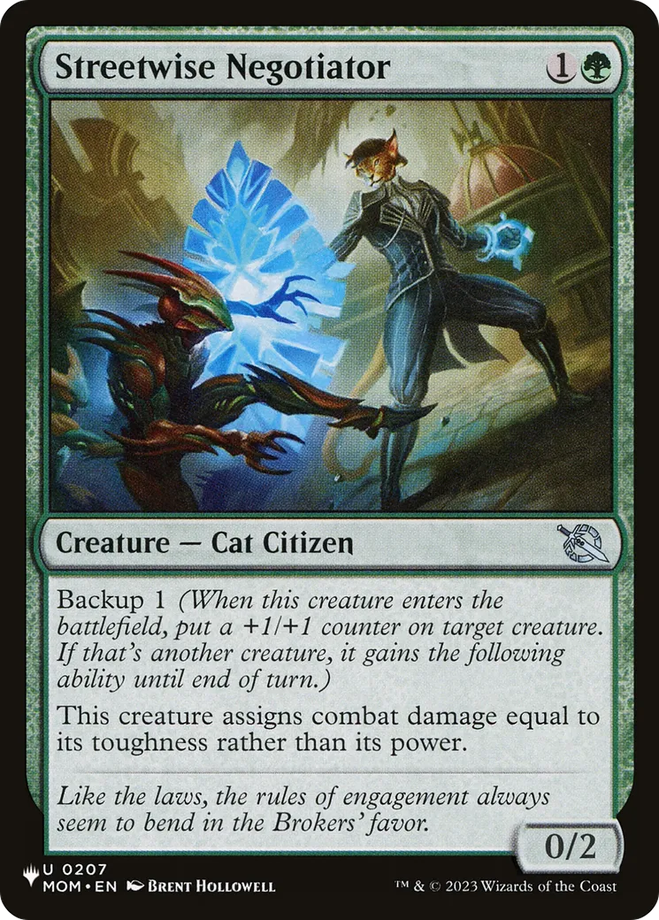 Streetwise Negotiator — The List — Magic: The Gathering
