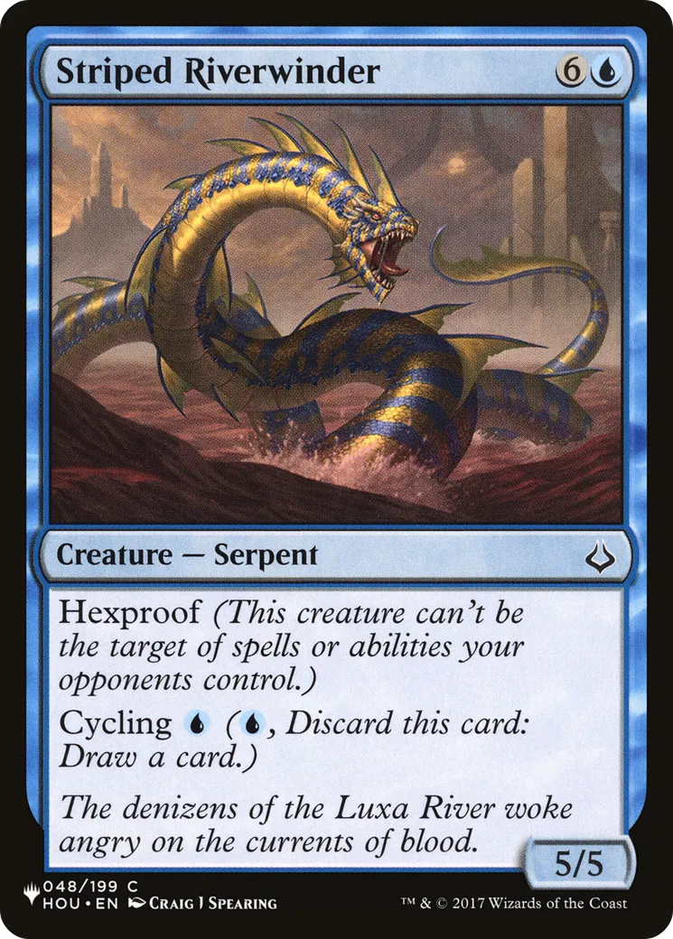 Crotale des rivières tigré — The List — Magic: The Gathering