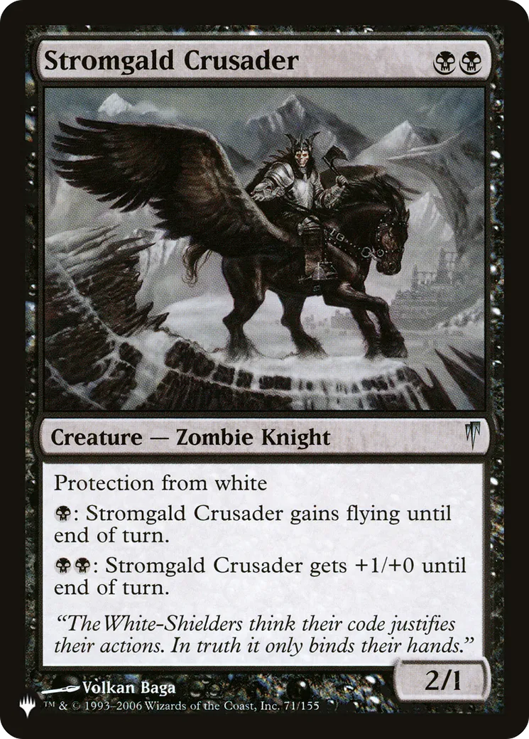 Croisé de Stromgald — The List — Magic: The Gathering