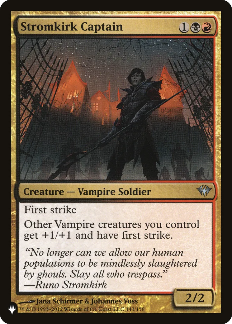 Capitaine de Stromkirk — The List — Magic: The Gathering