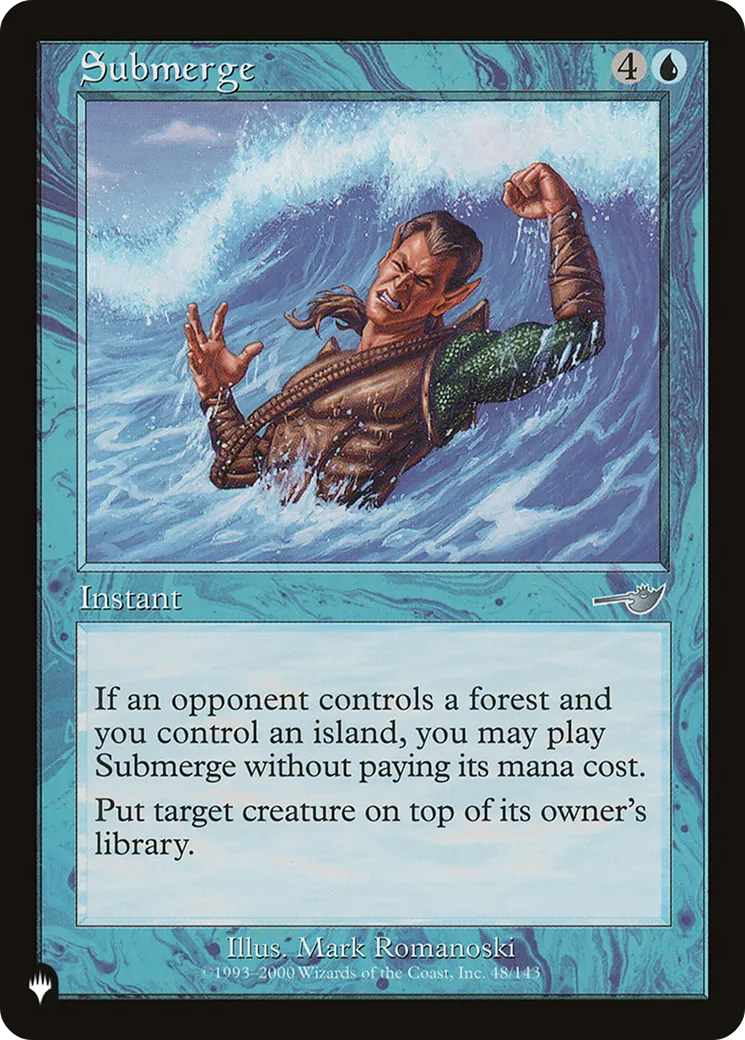 Submerge — The List — Magic: The Gathering