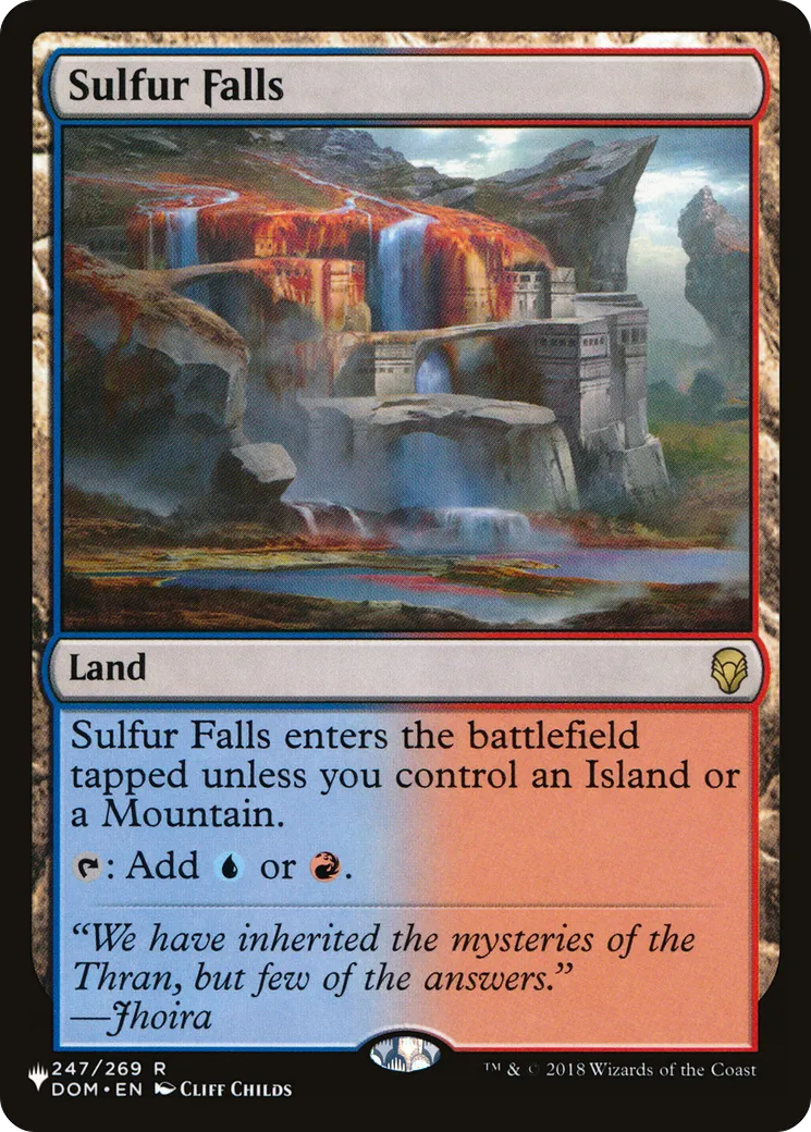 Sulfur Falls — The List — Magic: The Gathering