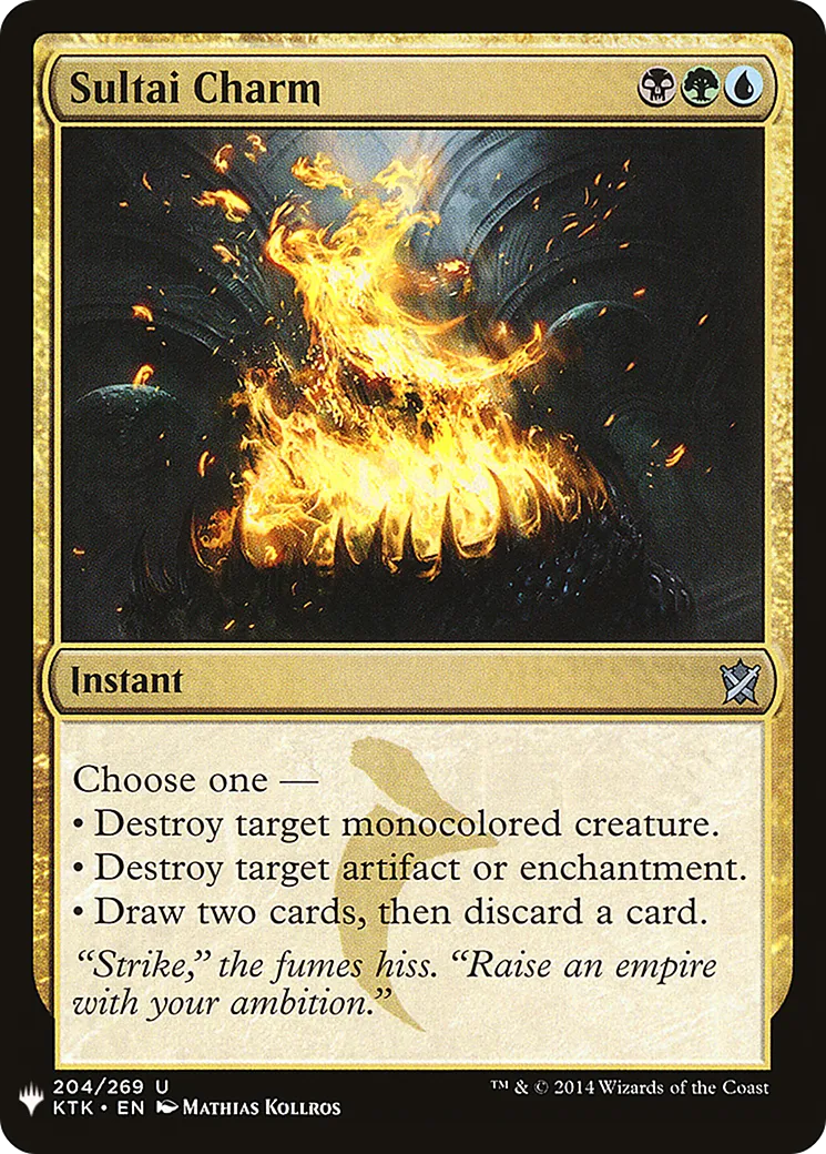 Charme de Sultaï — The List — Magic: The Gathering