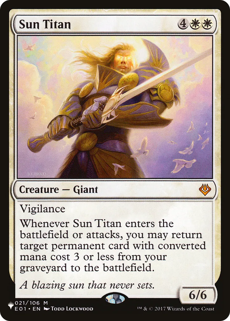 Sun Titan — The List — Magic: The Gathering
