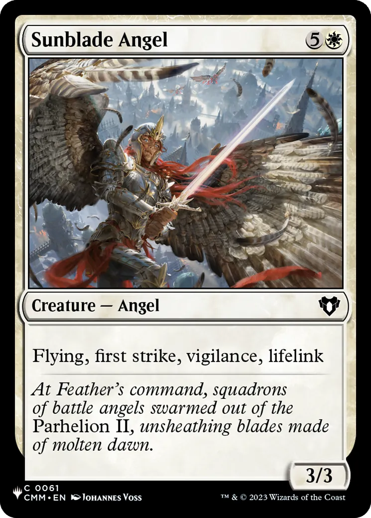 Ange lamesoleil — The List — Magic: The Gathering