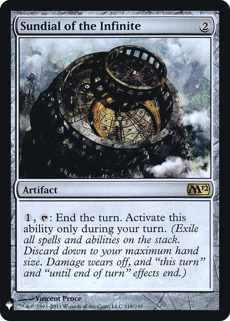 Sundial of the Infinite — The List — Magic: The Gathering