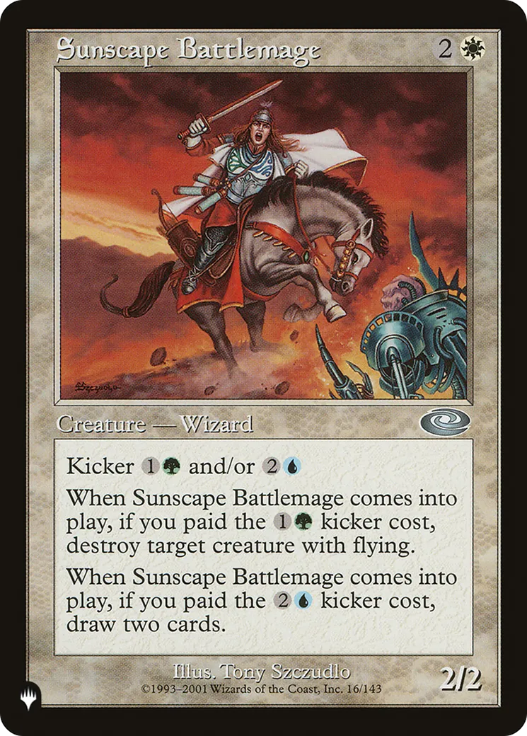 Sunscape Battlemage — The List — Magic: The Gathering