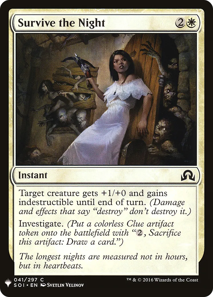 Survivre à la nuit — The List — Magic: The Gathering