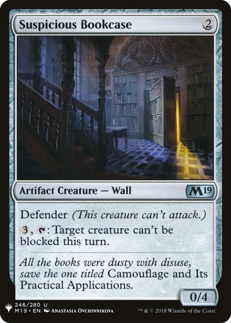 Suspicious Bookcase — The List — Magic: The Gathering