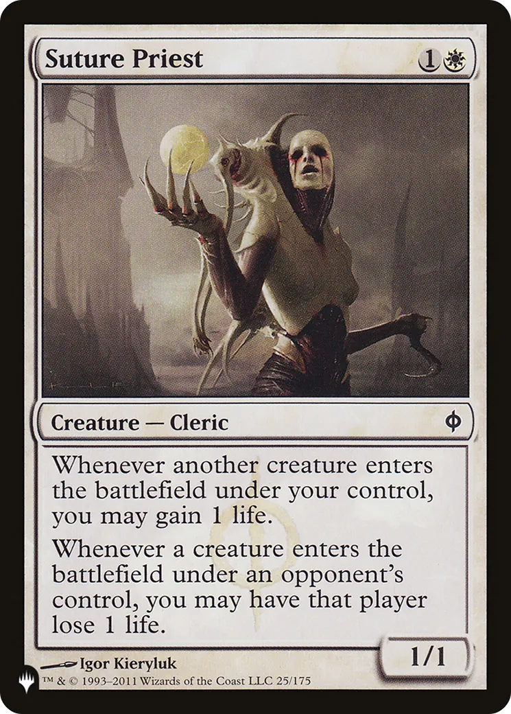 Prêtresse de suture — The List — Magic: The Gathering