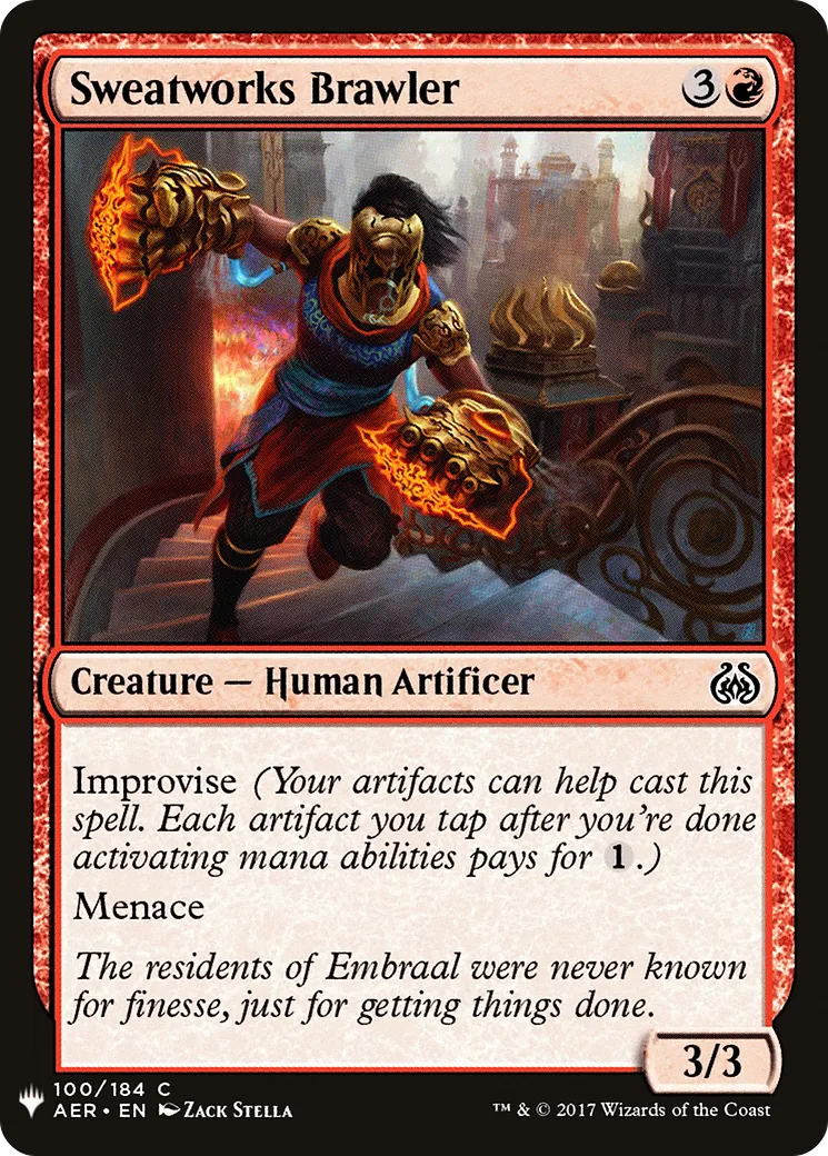 Sweatworks Brawler — The List — Magic: The Gathering