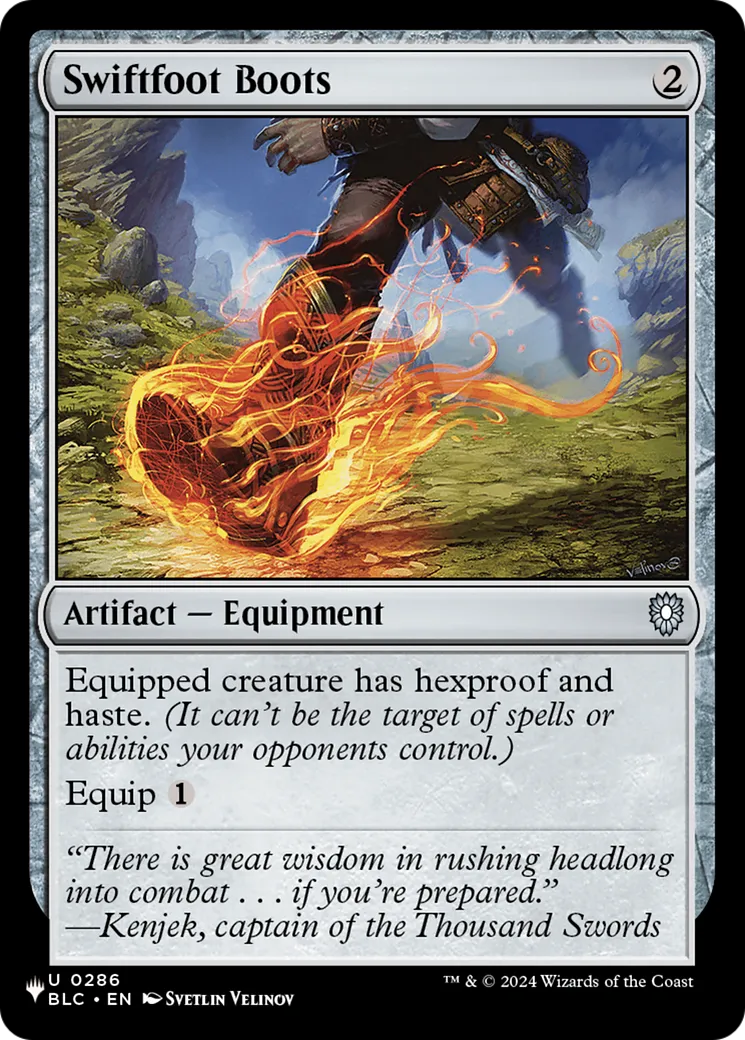 Swiftfoot Boots — The List — Magic: The Gathering