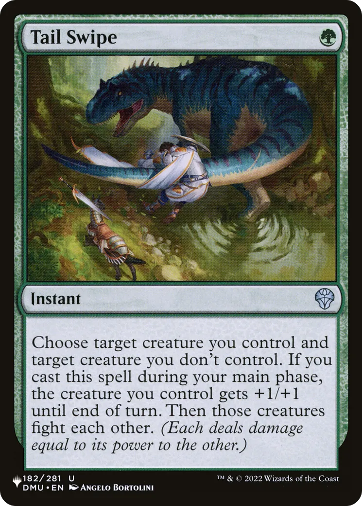 Tail Swipe — The List — Magic: The Gathering