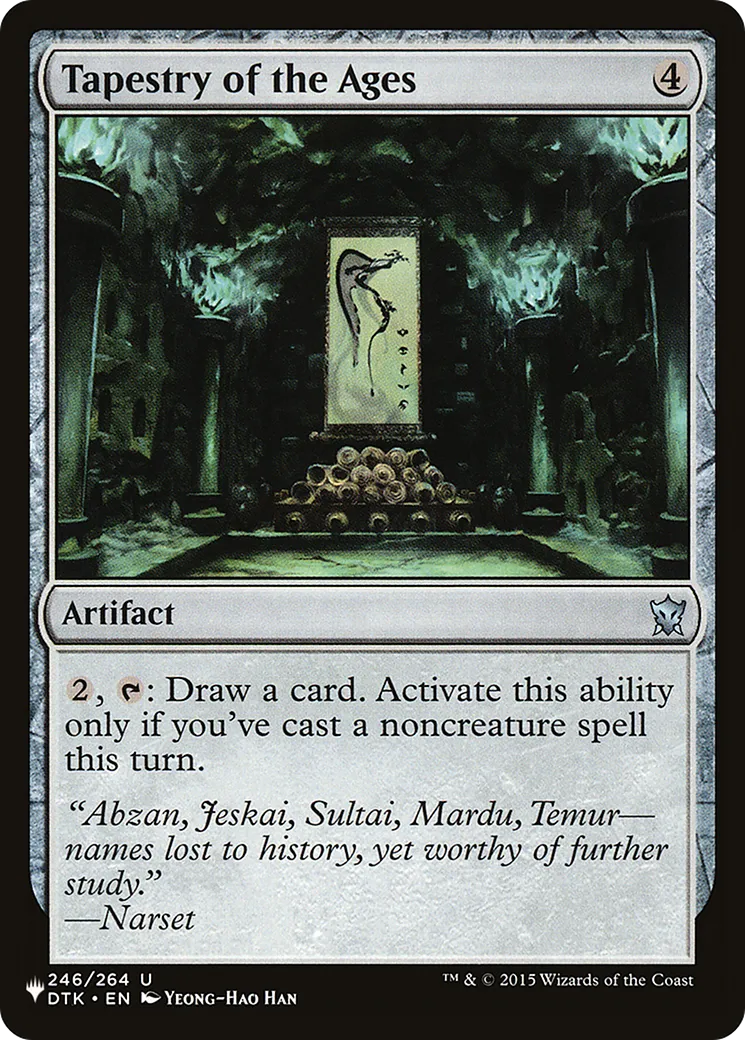 Tapisserie des âges — The List — Magic: The Gathering