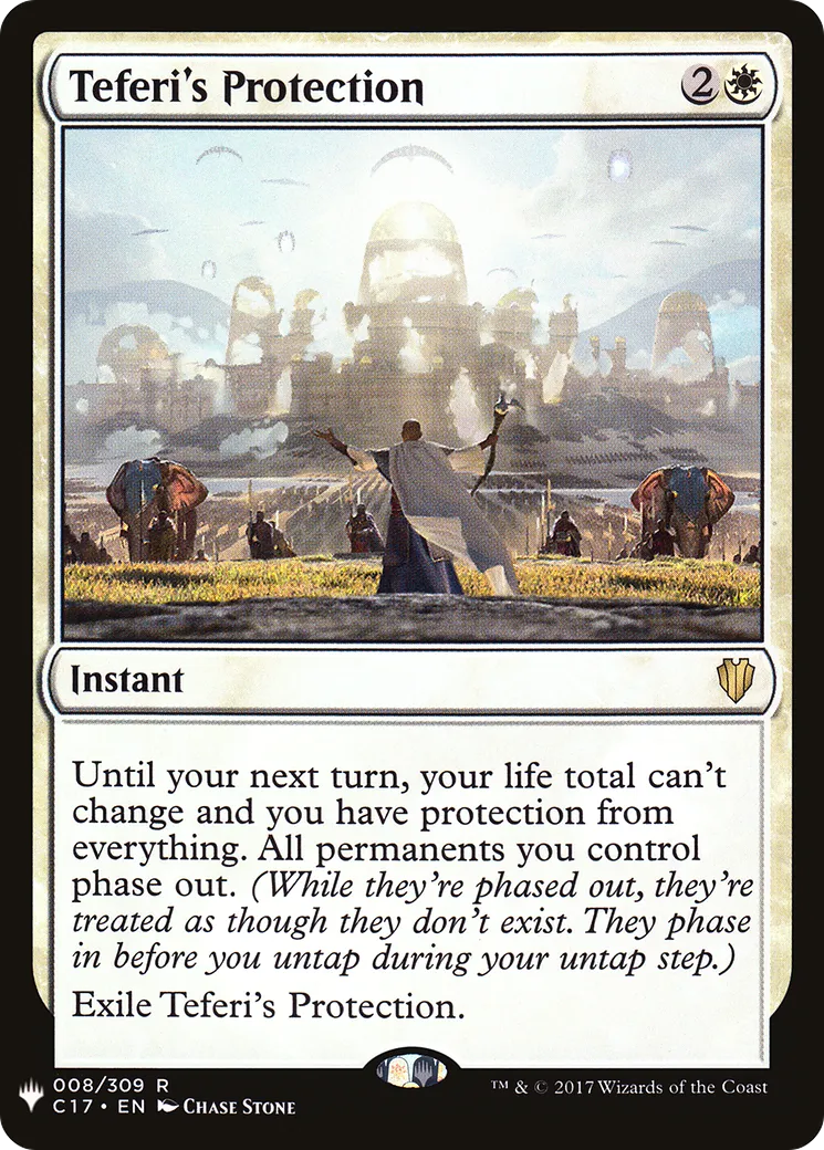 Protection de Téfeiri — The List — Magic: The Gathering