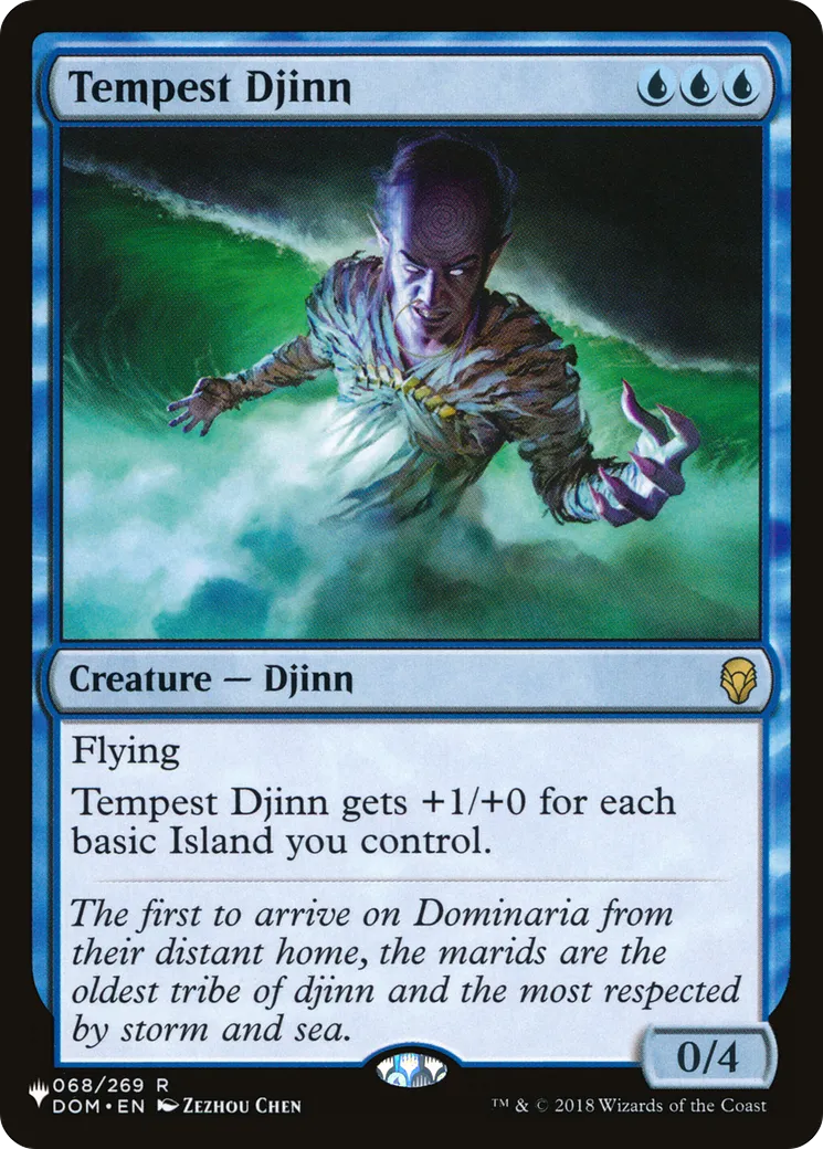 Tempest Djinn — The List — Magic: The Gathering