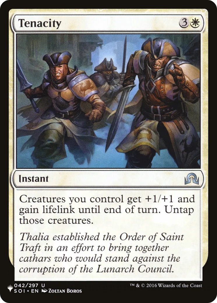 Pertinacité — The List — Magic: The Gathering
