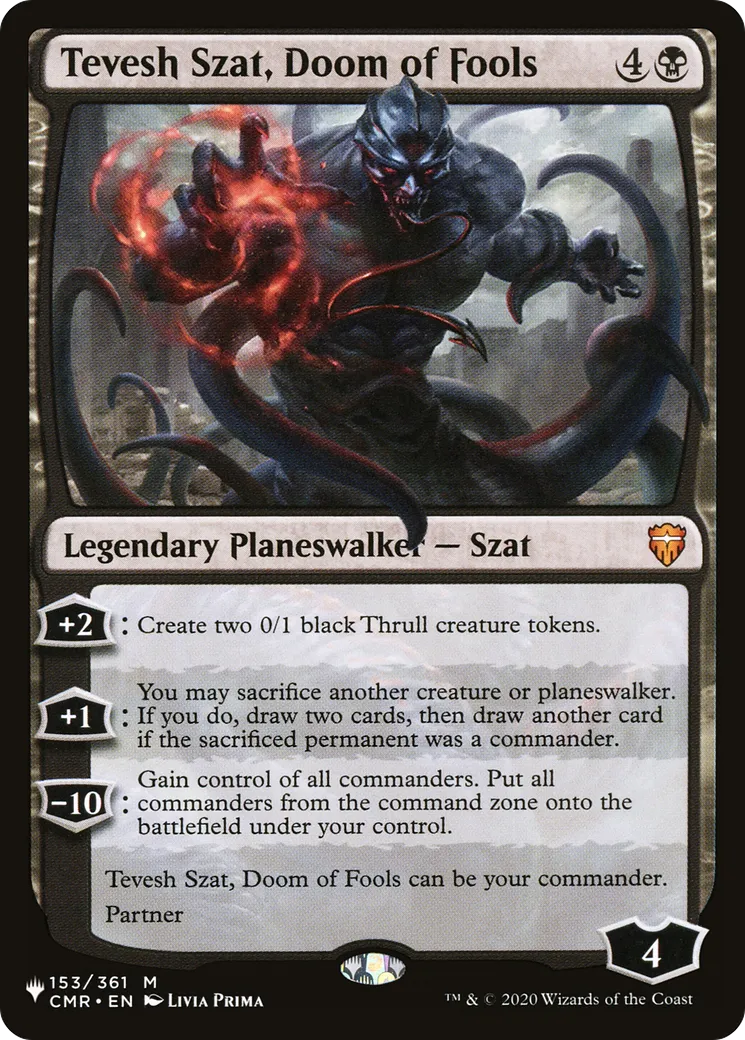 Tevesh Szat, Doom of Fools from The List - Magic: The Gathering