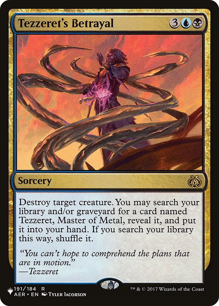 Trahison de Tezzeret — The List — Magic: The Gathering