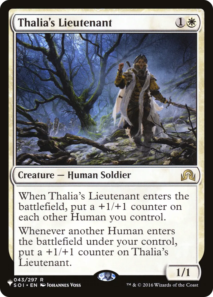 Thalia's Lieutenant — The List — Magic: The Gathering