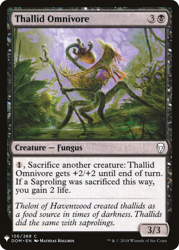 Thallid Omnivore — The List — Magic: The Gathering