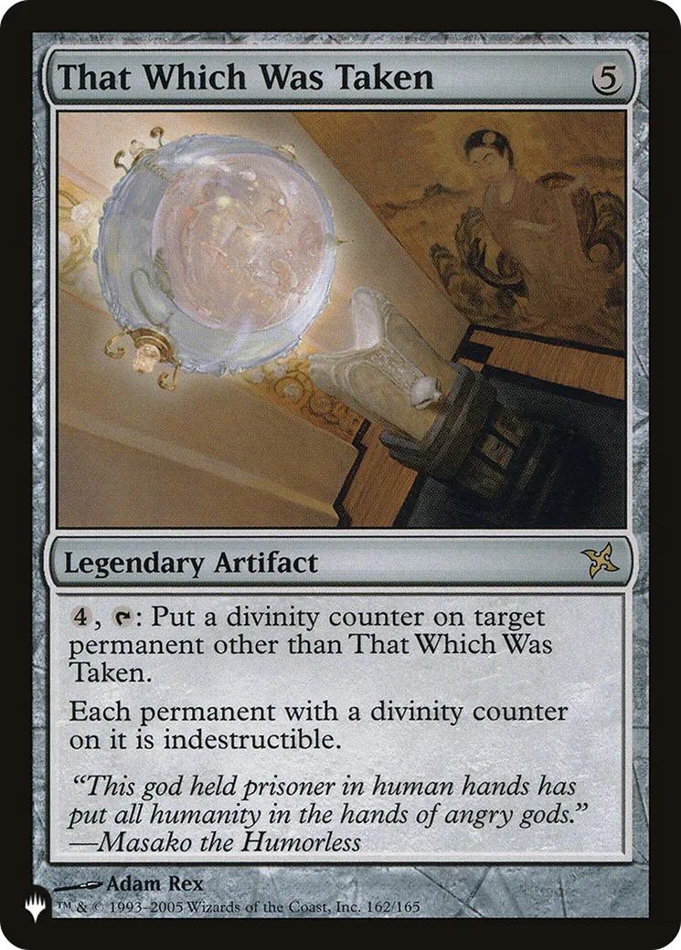 That Which Was Taken — The List — Magic: The Gathering