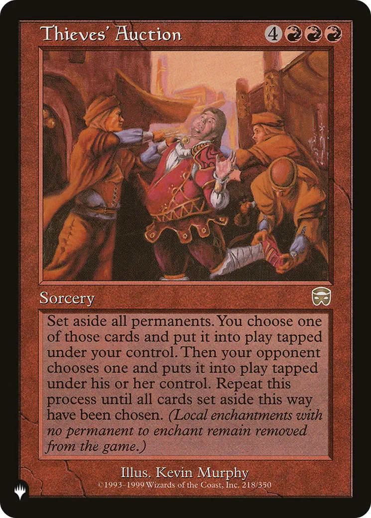 Thieves' Auction — The List — Magic: The Gathering