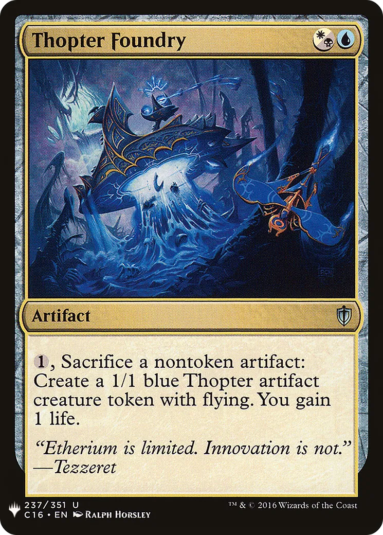 Fonderie mécanoptère — The List — Magic: The Gathering