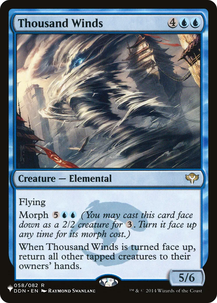 Mille vents — The List — Magic: The Gathering
