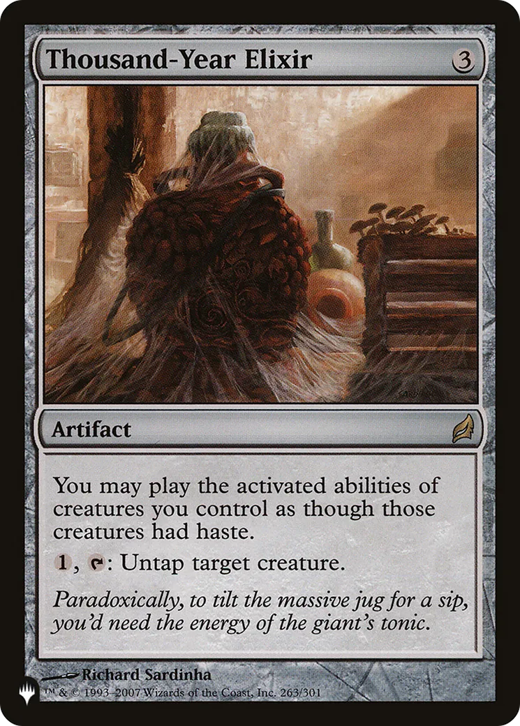 Thousand-Year Elixir — The List — Magic: The Gathering