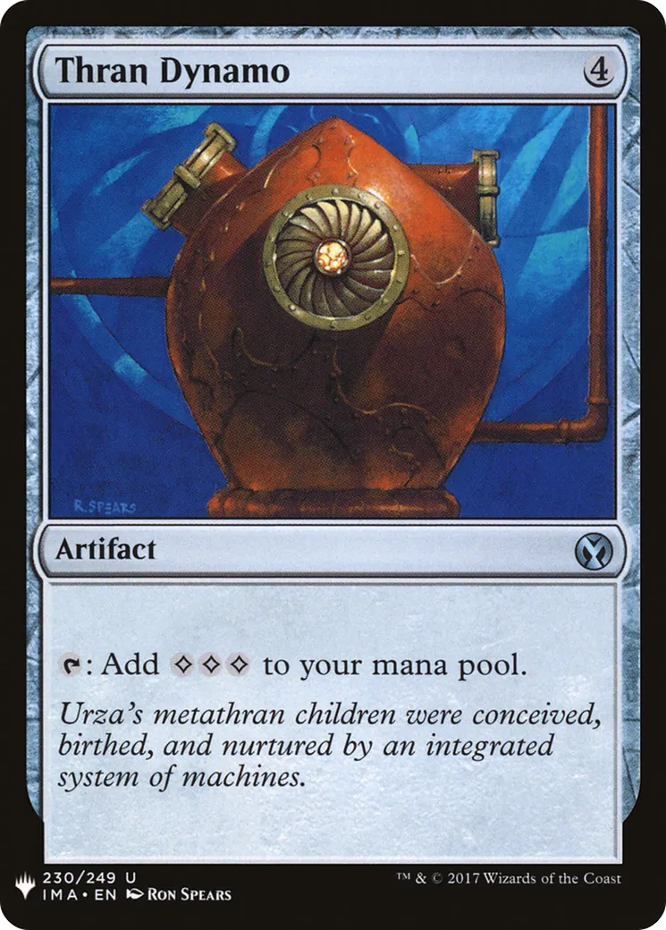 Thran Dynamo — The List — Magic: The Gathering