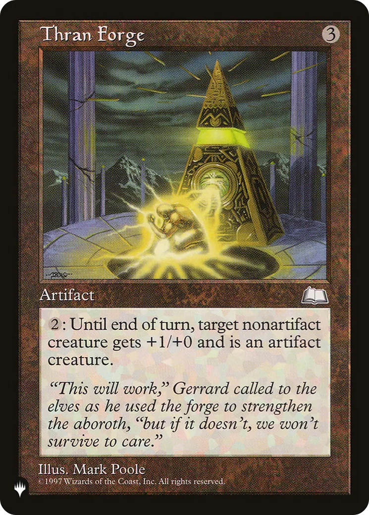 Thran Forge — The List — Magic: The Gathering