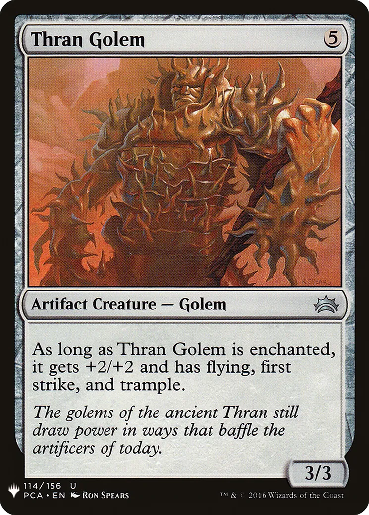 Golem thran — The List — Magic: The Gathering
