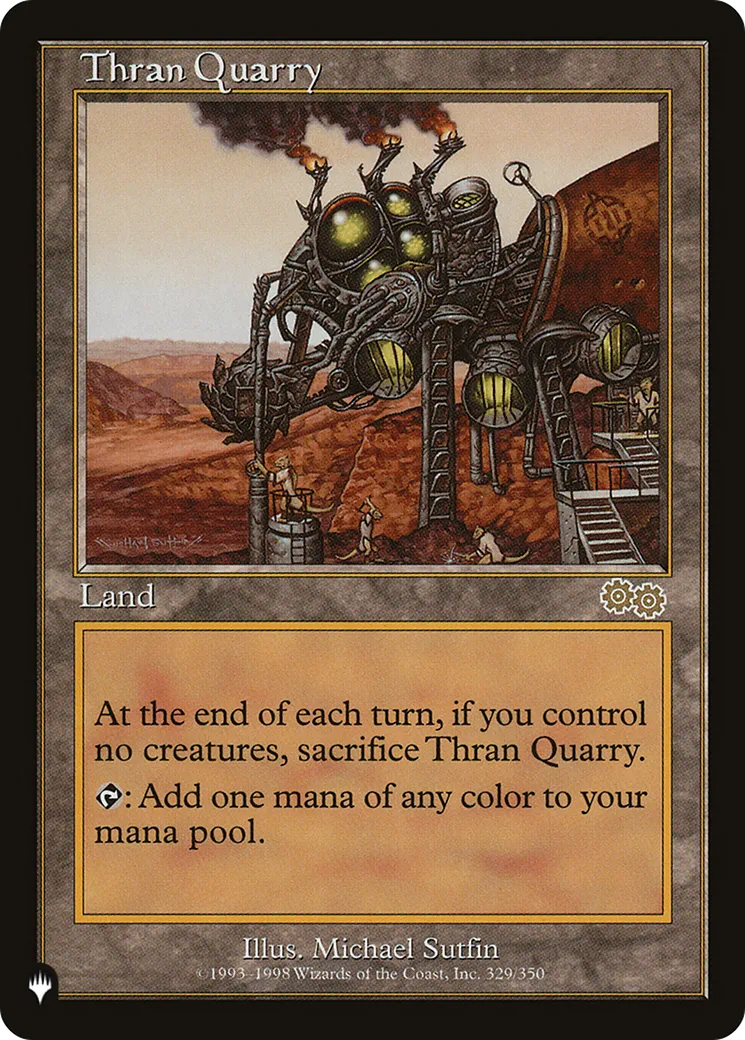 Carrière de Thran — The List — Magic: The Gathering