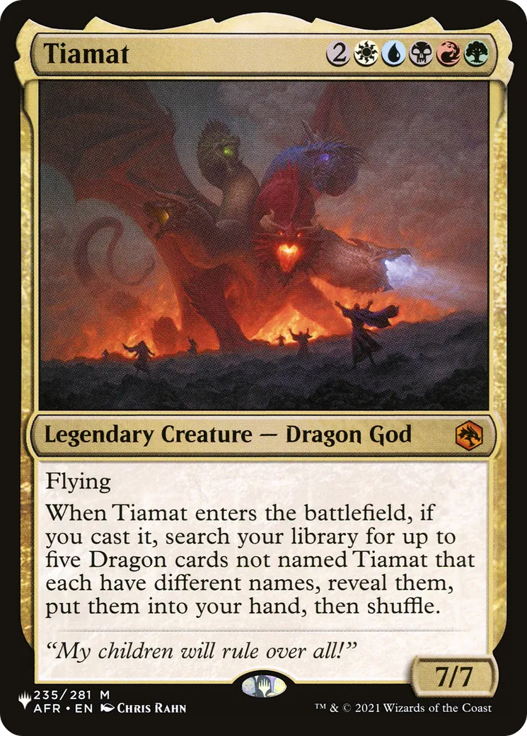 Tiamat — The List — Magic: The Gathering