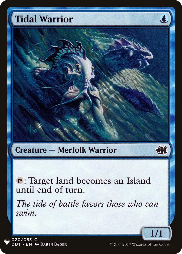 Guerrier de la marée — The List — Magic: The Gathering
