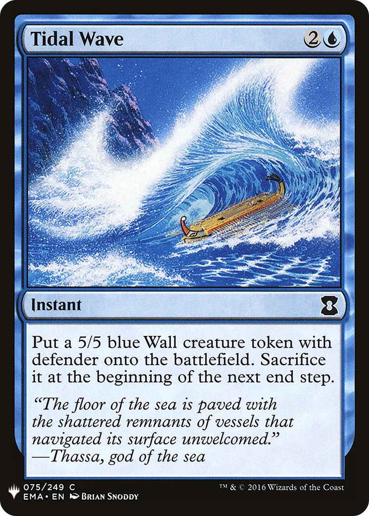 Raz de marée — The List — Magic: The Gathering