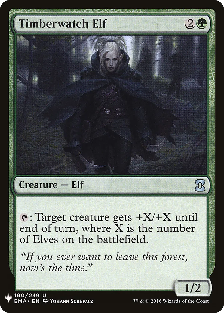 Elfe gardebois — The List — Magic: The Gathering