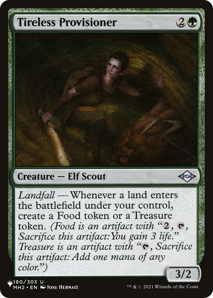 Tireless Provisioner — The List — Magic: The Gathering