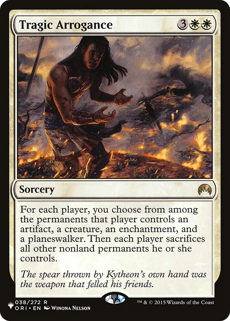 Arrogance tragique — The List — Magic: The Gathering