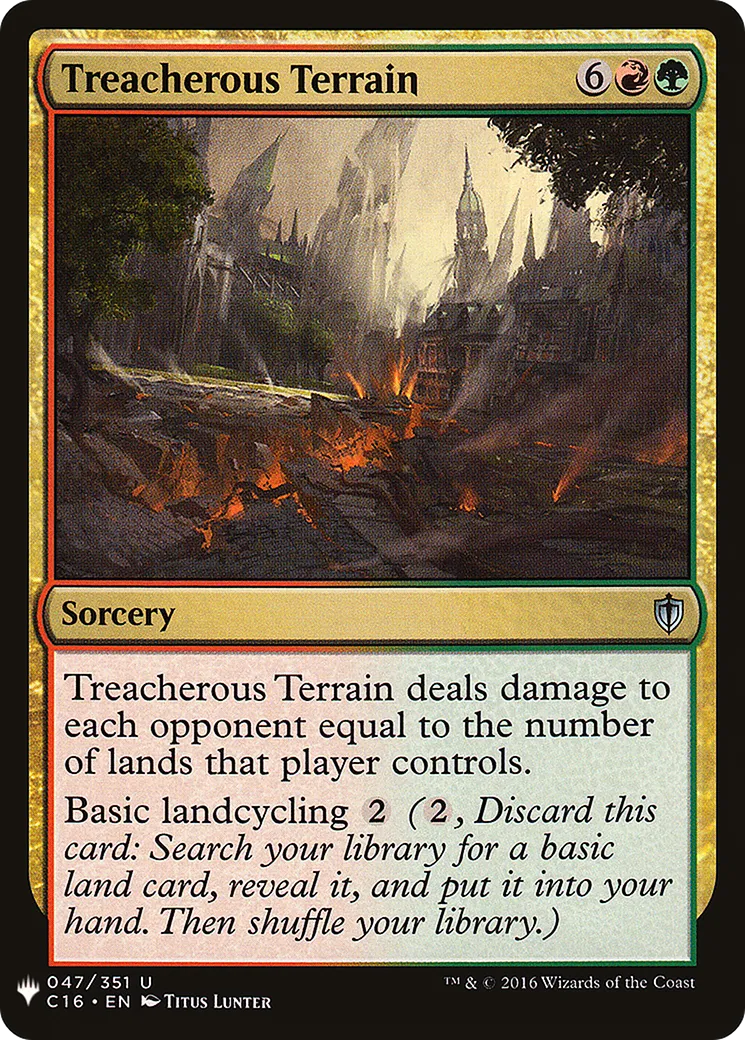 Terrain traître — The List — Magic: The Gathering