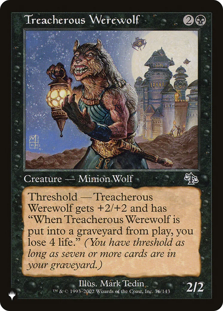 Loup-garou traître — The List — Magic: The Gathering