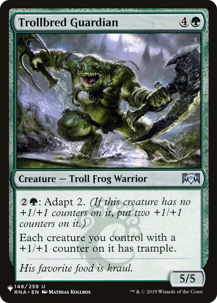 Trollbred Guardian — The List — Magic: The Gathering