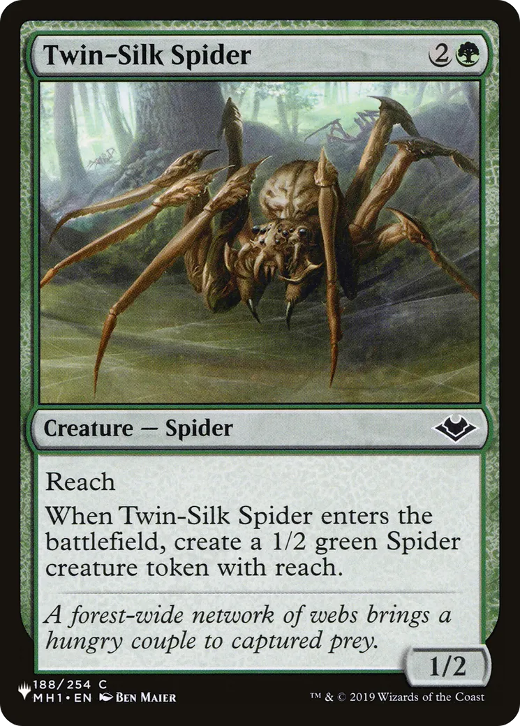 Twin-Silk Spider — The List — Magic: The Gathering