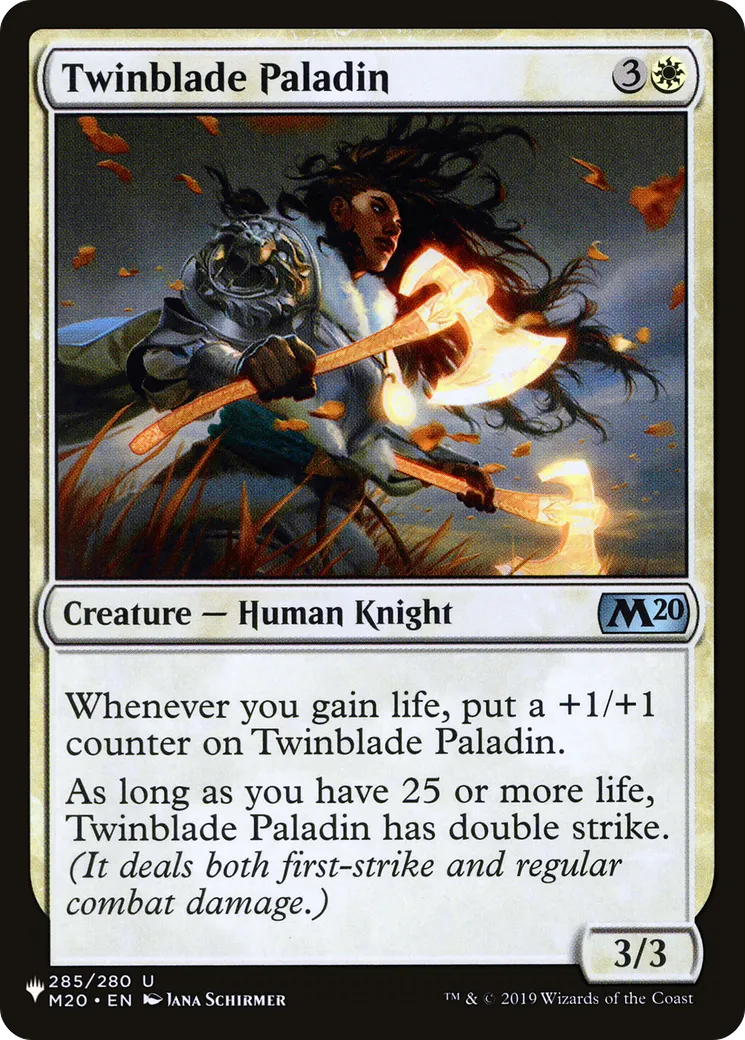 Paladine jumelame — The List — Magic: The Gathering