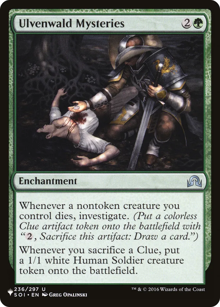 Ulvenwald Mysteries — The List — Magic: The Gathering