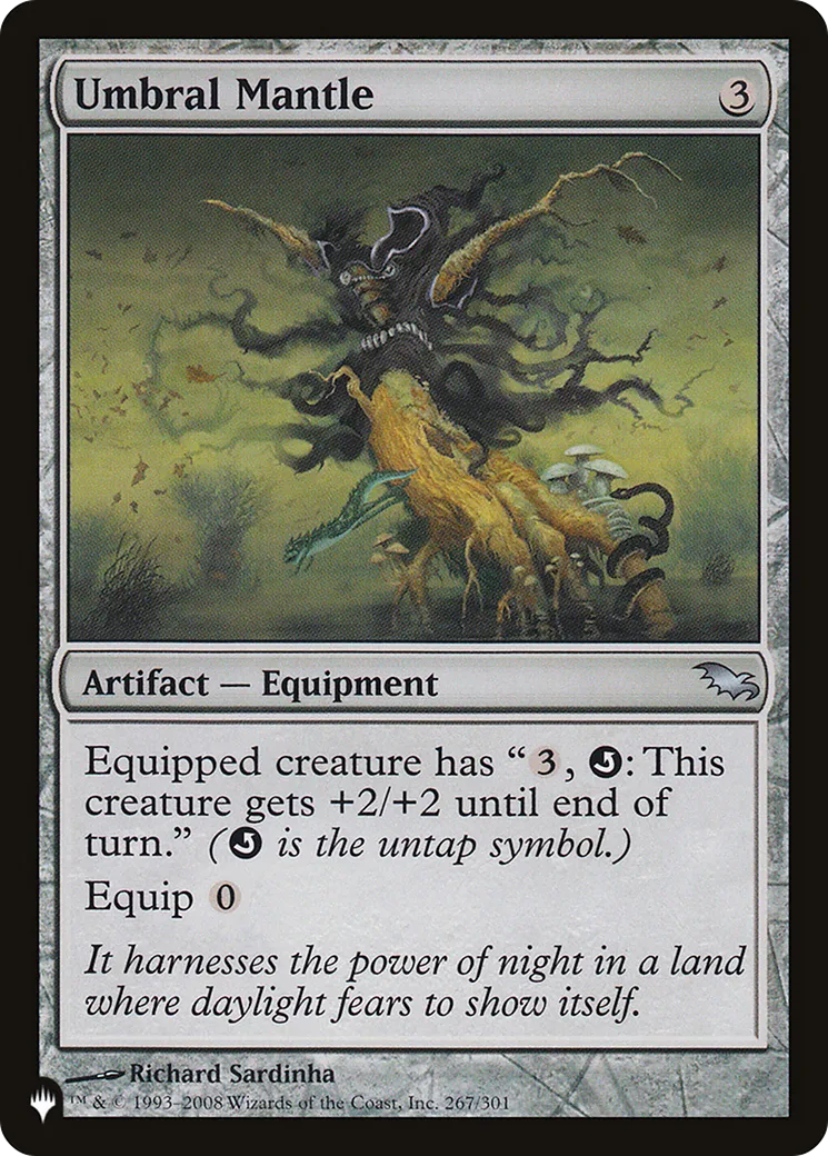 Umbral Mantle — The List — Magic: The Gathering